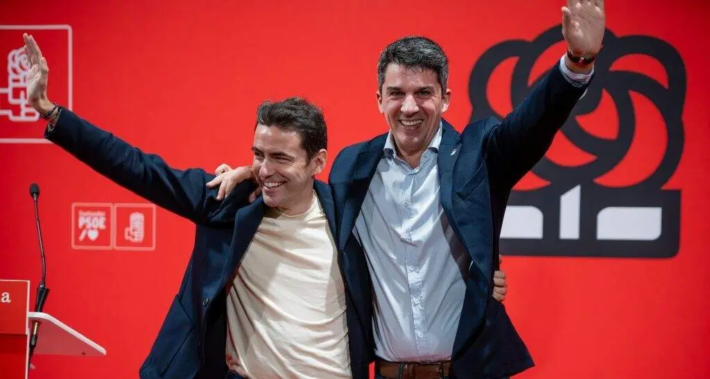 Pedro Casares, a la izquierda, y Daniel Fern&aacute;ndez.
