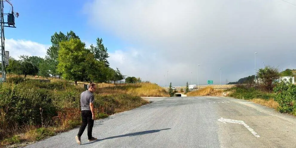 Carretera al punto limpio.