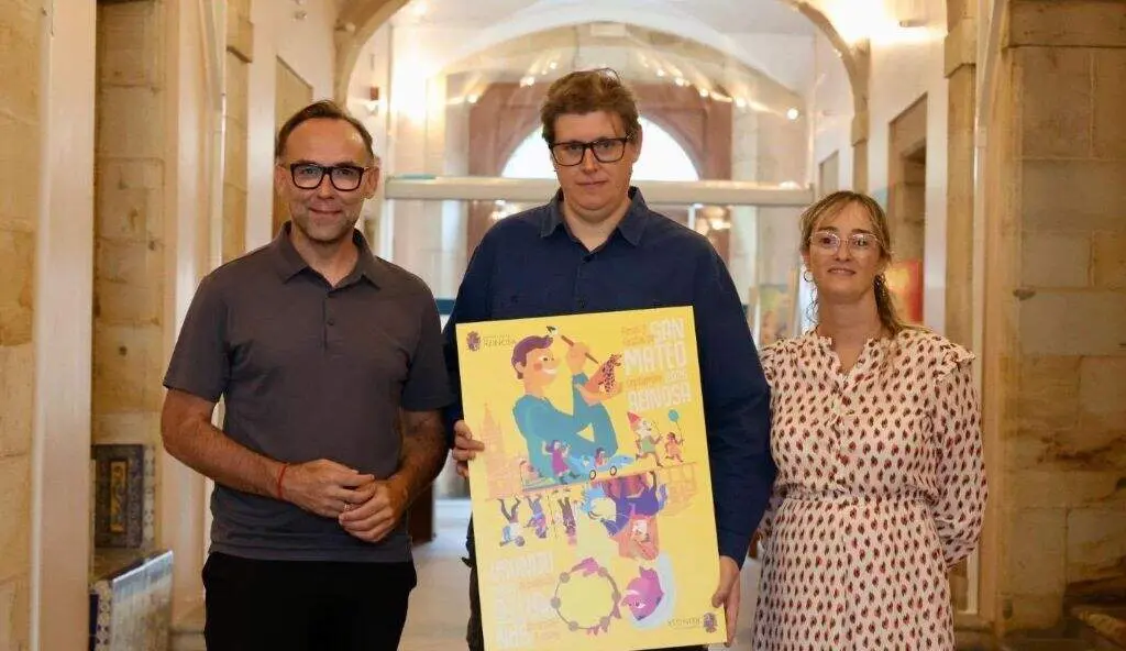 Presentaci&oacute;n de la obra que ser&aacute; la imagen de las Fiestas de San Mateo en Reinosa.