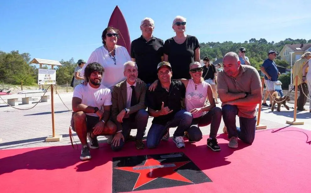 Descubrimiento de la Estrella en el Paseo de Somo.