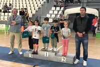 Podium en Piélagos.