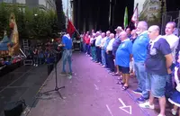 Pedro María López Rasines, socio durante 20 años, intervino en el pregón