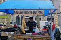 Uno de los carros en el Día del Aldeano. Nyka Goicoechea