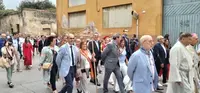 Autoridades políticas en el acto. R.A.