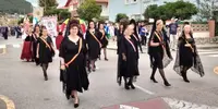 Participantes en el procesión. R.A.