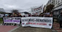 En la marcha se guard&oacute; un minuto de silencio. R.A.