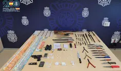 Material incautado por la Policía Nacional en Santander.