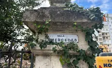 Restos del derribo de Villa Mercedes.