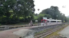 Estaci&oacute;n de Gama, en B&aacute;rcena de Cicero. R.A.