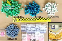 Droga incautada en Laredo y Camargo.