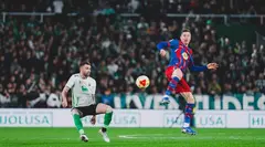 Lewandoski entr&oacute; en la segunda parte.