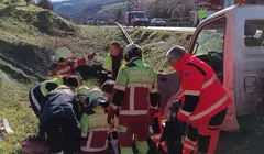 Accidente en la autov&iacute;a.