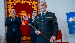 Un momento del acto de la toma de posesi&oacute;n