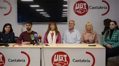 Rueda de prensa del comit&eacute; de empresa de la Srecd.