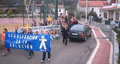Movilizaci&oacute;n de los afectados por los derribos. R.A.