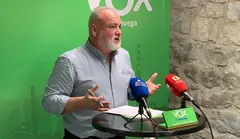 El portavoz de Vox, Roberto Garc&iacute;a Corona.