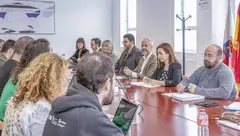 Reuni&oacute;n entre Educaci&oacute;n y los docentes.