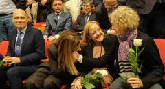 Acto en el Teatro Municipal de Los Corrales de Buelna.