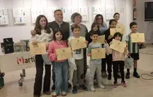 Premiados en el Concurso de Marcap&aacute;ginas de Santo&ntilde;a. R.A.