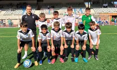 Equipo alev&iacute;n del Santo&ntilde;a. R.A.