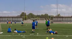Campo de f&uacute;tbol en Polanco.