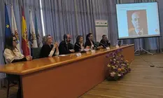 Un momento del homenaje a t&iacute;tulo p&oacute;stumo al magistrado.