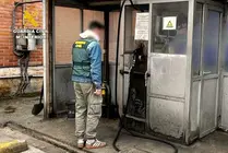 Surtidor de gasoil de la empresa de Cartes.