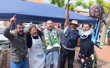 Integrantes del grupo ganador en Escalante.