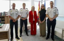 Reuni&oacute;n de la consejera de Presidencia con representantes de la Polic&iacute;a Nacional.