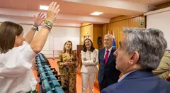 Visita a las obras en la Universidad de Cantabria.