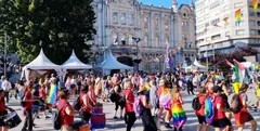 Manifestaci&oacute;n en Santander.