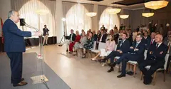 Acto en el Parador de Santillana del Mar.