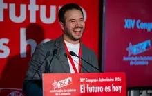 El secretario General de Juventudes Socialistas de Cantabria, Fran Cano.