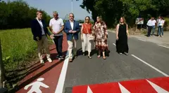Las autoridades pol&iacute;ticas visitaron las obras de esta v&iacute;a de comunicaci&oacute;n.