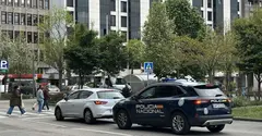 Polic&iacute;a Nacional en Santander.
