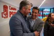 David Lebrero, a la izquierda, y Pedro Casares.