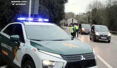 Control de la Guardia Civil.