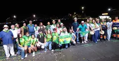 Participantes en el preg&oacute;n de las Fiestas de San Gin&eacute;s en Colindres. R.A.