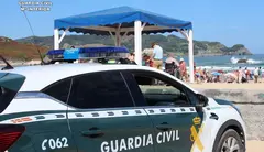 Patrulla de la Guardia Civil de Noja.