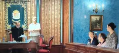 Toma de posesi&oacute;n de la nueva edil del PSOE en Reinosa. R.A.