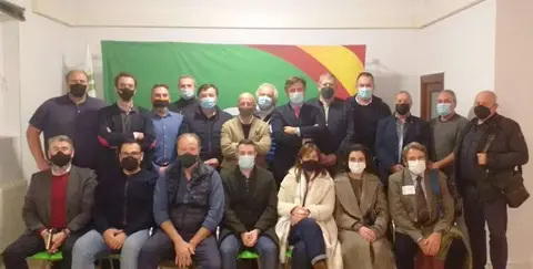 Reunión de los representantes de Vox.