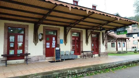 Centro de Intepretación cerrado durante la huelga.