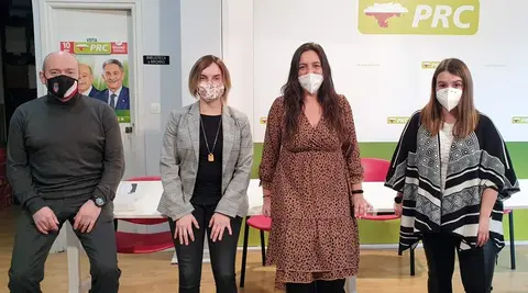 Representantes del PRC en Santa maría de Cayón.