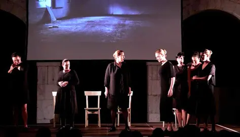 Representación de La casa de Bernarda Alba.
