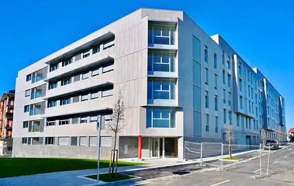 Bloque de la promoción de 120 viviendas de protección.