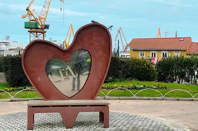 El banco del amor de Astillero es el protagonista del concurso de fotograf&iacute;as.