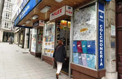 Comercio textil en Santander.