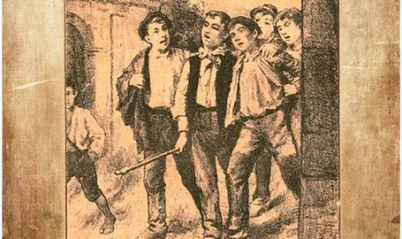 Cartel del canto de Las Marzas en Pi&eacute;lagos.