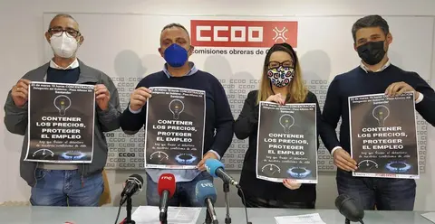 Sindicatos y organizaciones presentan la movilización en Santander.