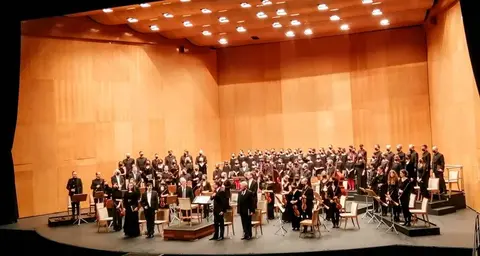 Actuación en el Palacio de Festivales.